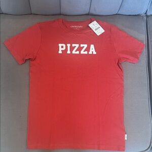 Crewcuts Vibrant Red Pizza Tee